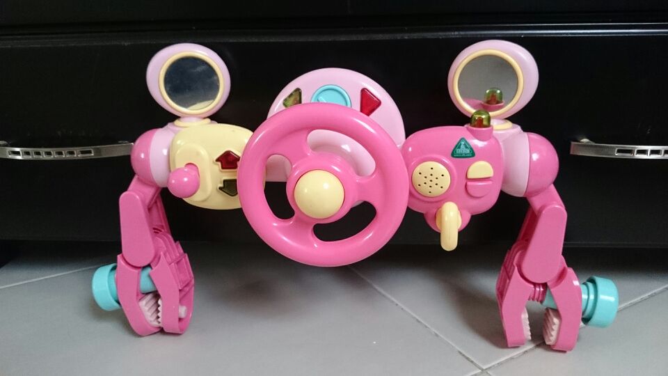 elc buggy driver pink
